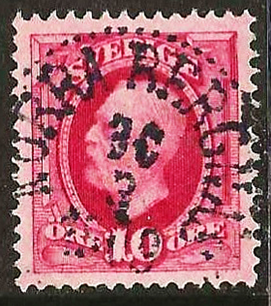 54 NORRA BERGNÄS 30.3.1909 Prakt Postal 250