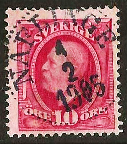 54 NÄFLINGE 4.2.1895 Postal 100