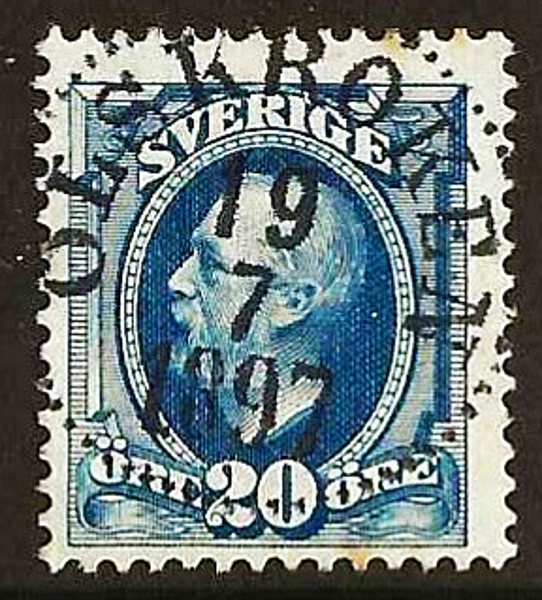 56 OLSKROKEN 19.7.1897 Postal 100