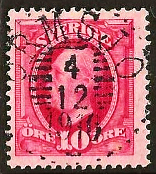 54 ORMSJÖ 4.12.1910 Prakt Postal 100