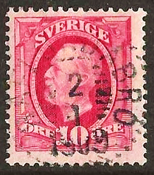 54 RAFLUNDABRO 2.1.1909 Svag prakt Postal 125