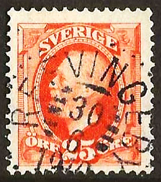 57 REFVINGEBY 30.6.1910 Postal 125
