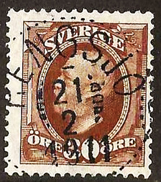58 RENGSJÖ 21.2.1911 Prakt Postal 200