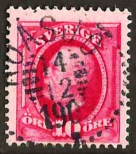 54 ROASJÖ 14.12.1905 Postal 150