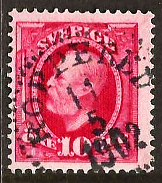 54 ROSENDALA 15.12.1909 Prakt Postal 100