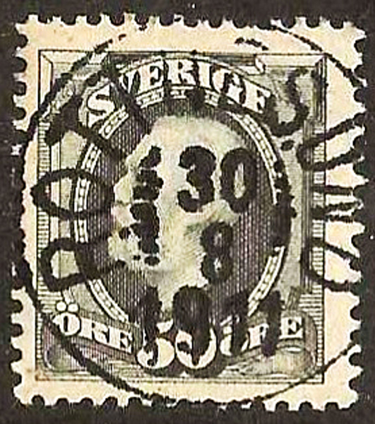 59 ROTTNESUND 30.8.1911 Prakt Postal 1500