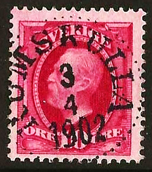 54 RUMSKULLA 3.4.1902 Prakt Postal 100
