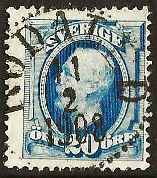 56 RÖDALED 11.2.1908 Postal 100