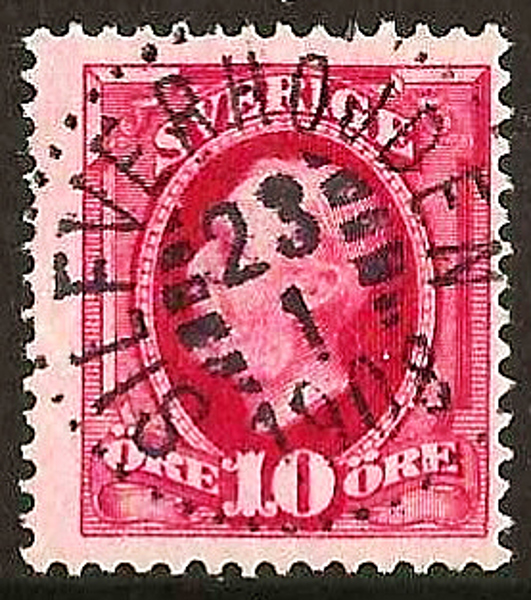 54 SILFVERHÖJDEN 23.1.1908 Prakt Postal 100