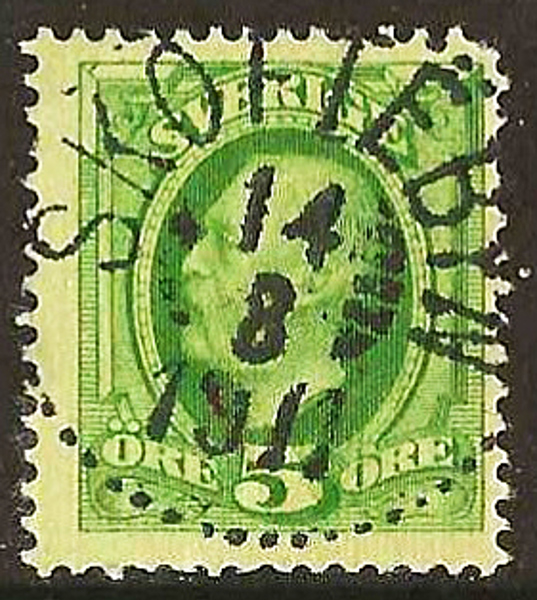 52 SKOFTEBYN 14.8.1911 Postal 1500