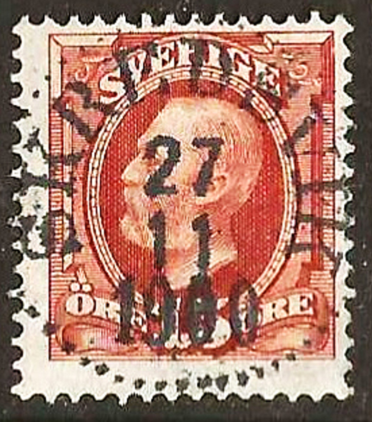 55 SKREDSVIK 27.11.1900 LYX Postal 100