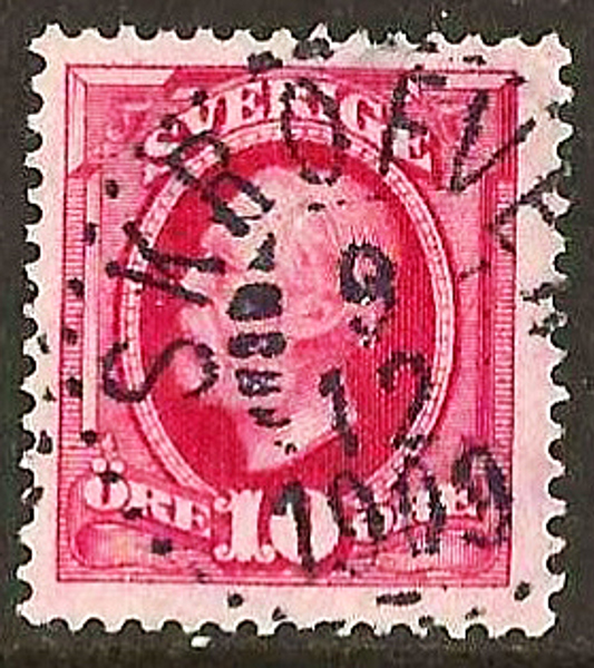 54 SKRÖFVEN 9.12.1909 Postal 200