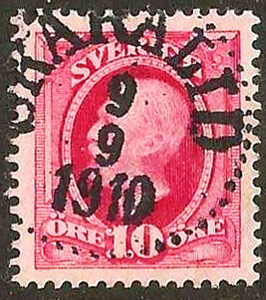 54 SKÄRALID 9.9.1910 Postal 100