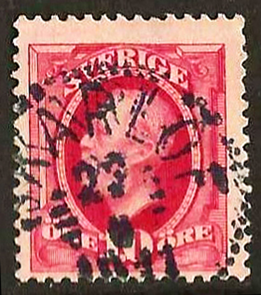 54 SKÄRLÖF 27.6.1911 Postal 300