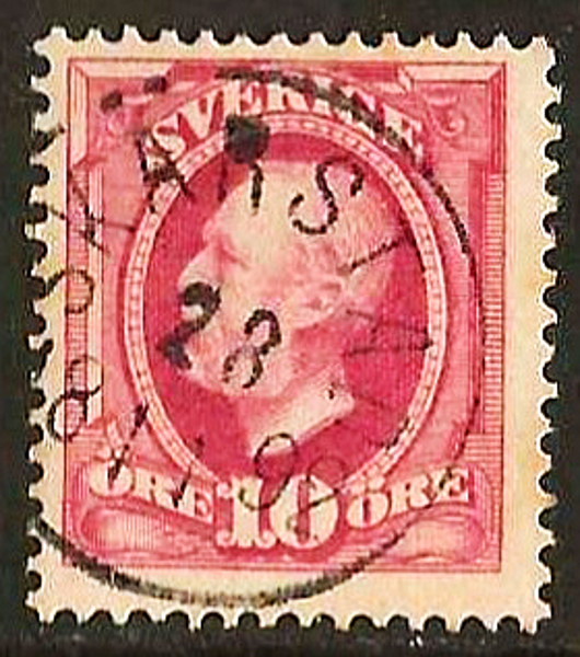 54 SKÄRSTAD 28.11.1892 Postal 100