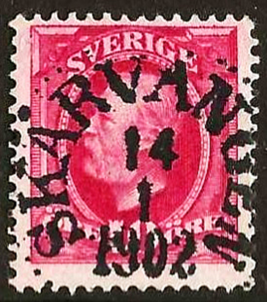 54 SKÄRVÅNGEN 14.1.1902 Postal 100