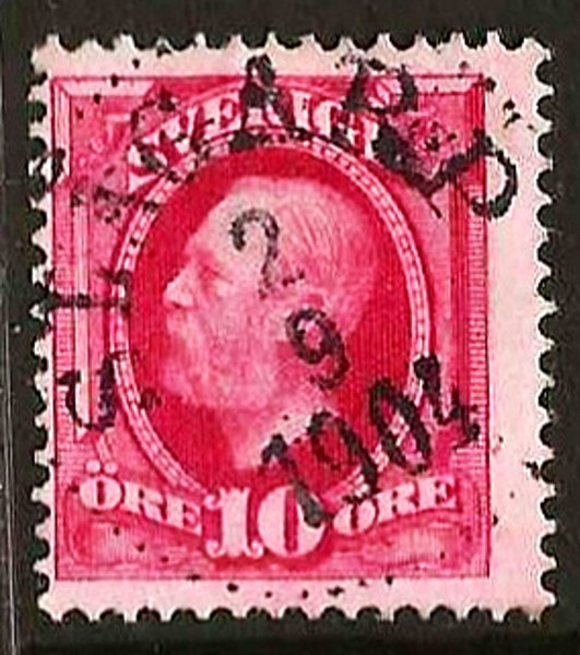 54 SLÅGARP 2.9.1904 Postal 125