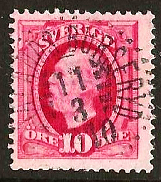 54 SMÅLANDS BURSERYD 11.3.1910 Postal 125