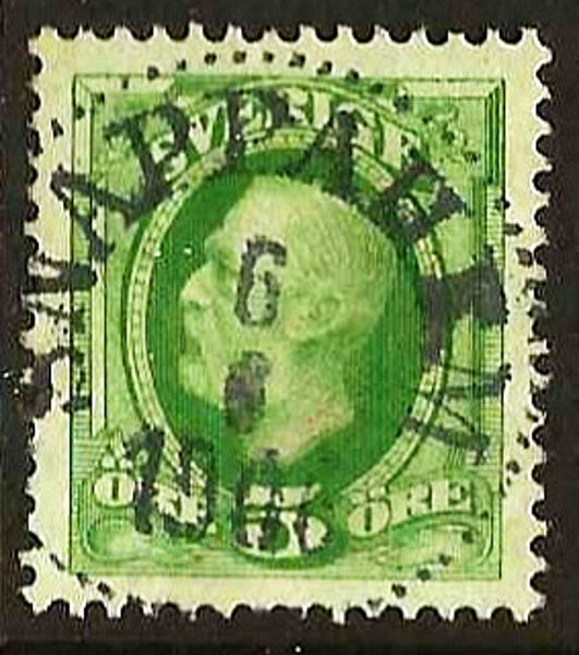 52 SNAPPAHEM 6.6.1906 Postal 150