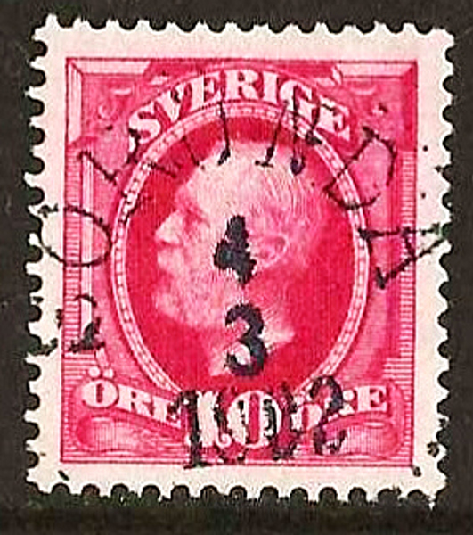 54 SORUNDA 4.3.1902 Postal 100