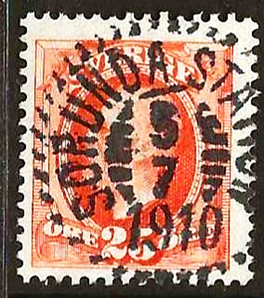 57 SORUNDA STATION 5.7.1910 Postal 125