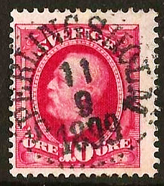 54 SPERLINGSHOLM 11.9.1899 Prakt Postal 175