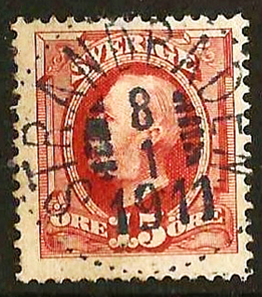 55 STRANDBADEN 8.1.1911 Postal 300