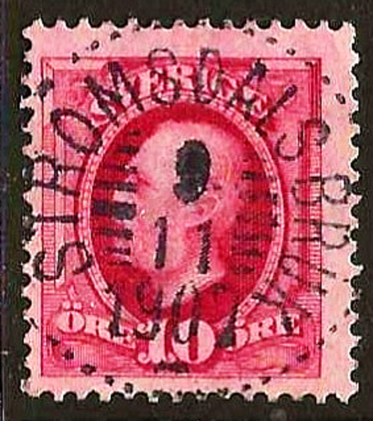 54 STRÖMSDALSBRUK 9.11.1907 LYX Postal 100