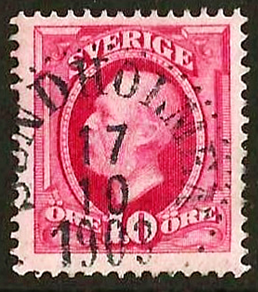 54 SUNDHOLMEN 17.10.1903 Postal 100