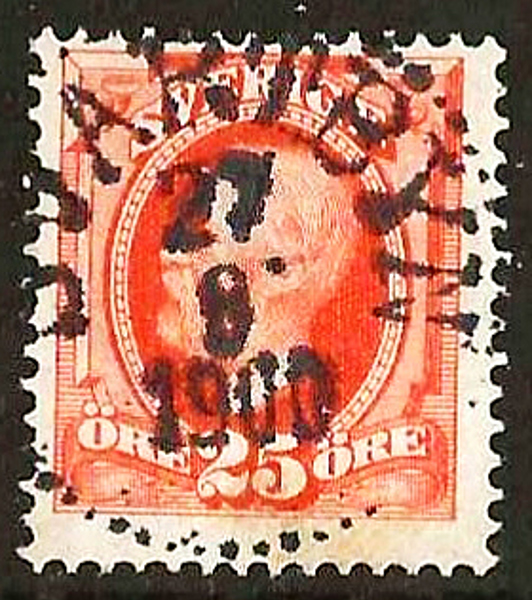 57 SVARTBYN 27.8.1900 Postal 100
