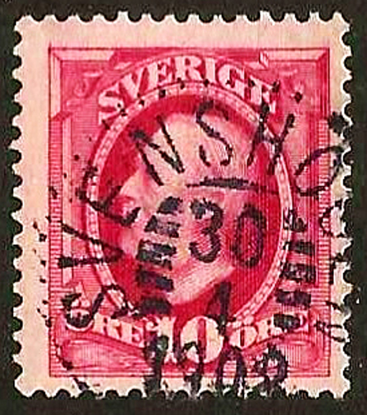 54 SVENSHÖGEN 30.4.1908 Postal 250