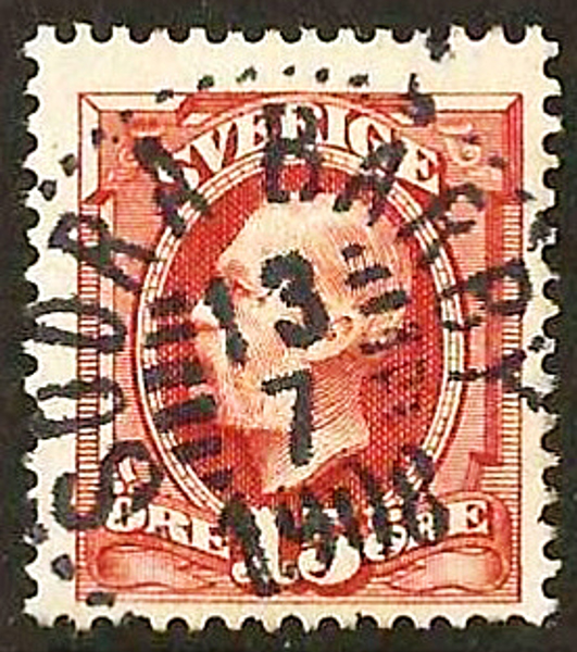 55 SÖDRA BÅRBY 13.7.1908 Postal 100