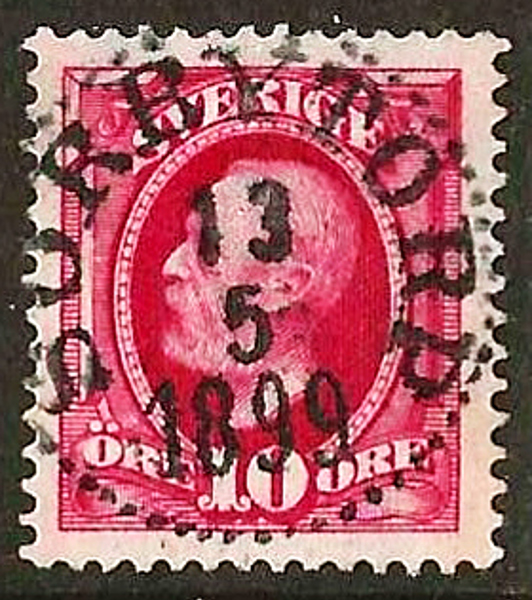 54 SÖRBYTORP 13.5.1899 Postal 100