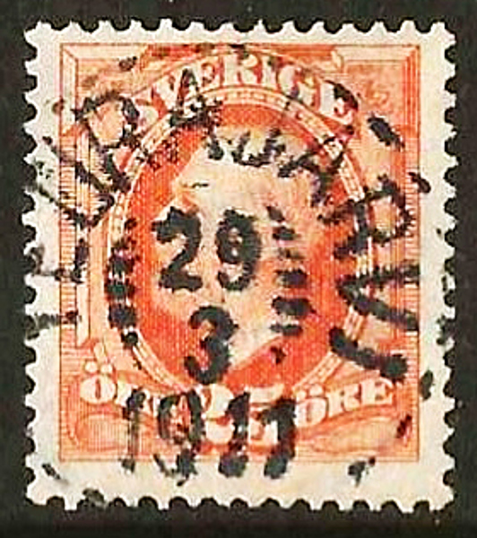 57 TEURAJÄRVI 29.3.1911 Prakt Postal 350