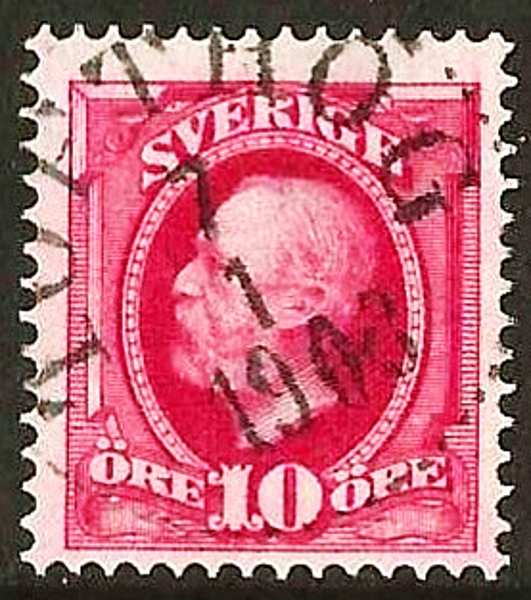 54 TOFTHÖG 7.1.1903   Postal 100