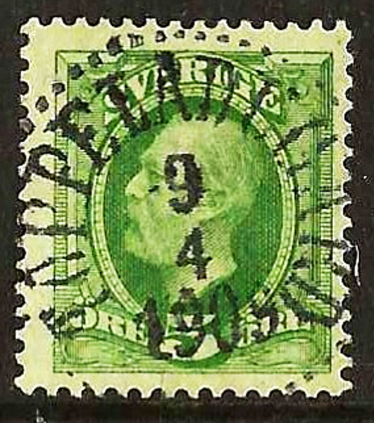 52 TOPPELADUGÅRD 9.4.1909 LYX   Postal 100