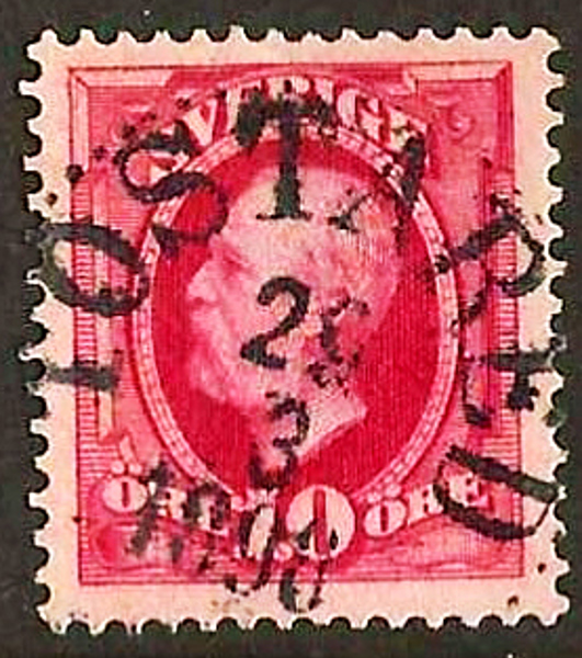 54 TOSTARED 29.3.1898 Postal 100