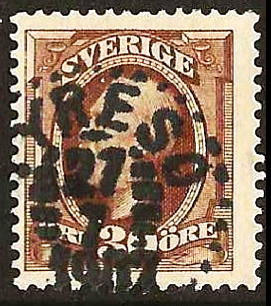 58 TYRESÖ 27.7.1907 Postal 150