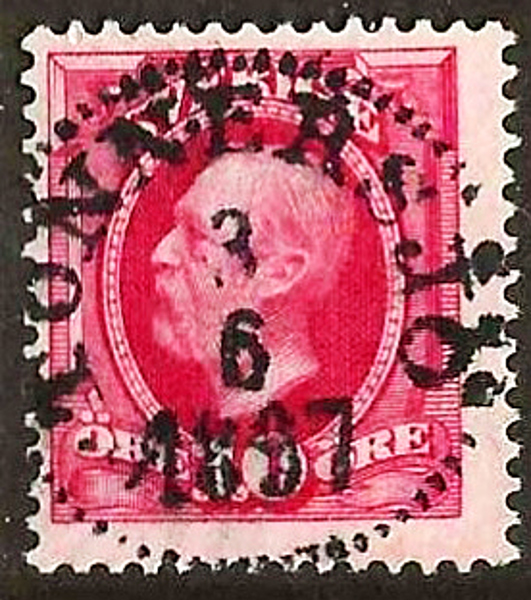 54 TÖNNERSJÖ 3.6.1897 Prakt Postal 150