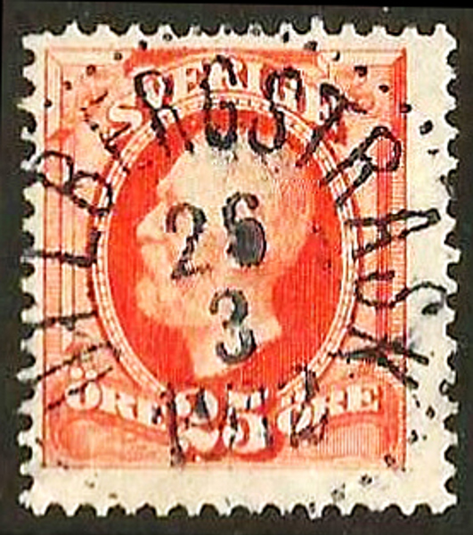 57 ULLBERGSTRÄSK 26.3.1912 Prakt Postal 250
