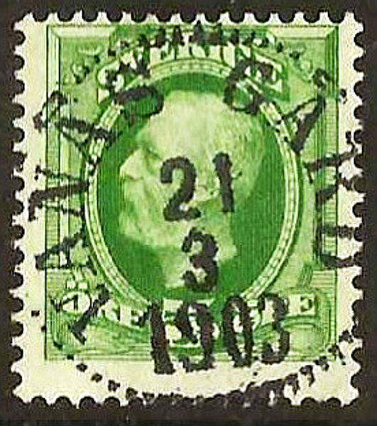 52 VANÅS GÅRD 21.3.1903 Prakt/Lyx Postal 100