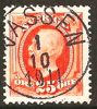 57 VASSEN 1.10.1911 Prakt Postal 500