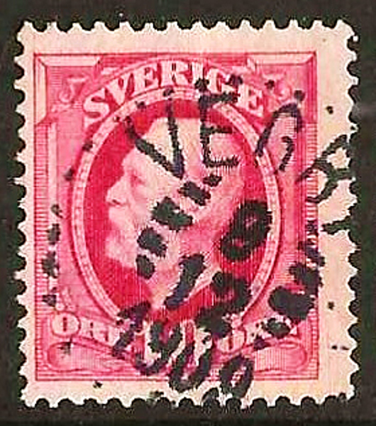 54 VEGBY 9.12.1909 Postal 125
