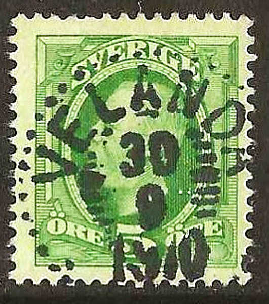 52 VELANDA 30.9.1910 Postal 100
