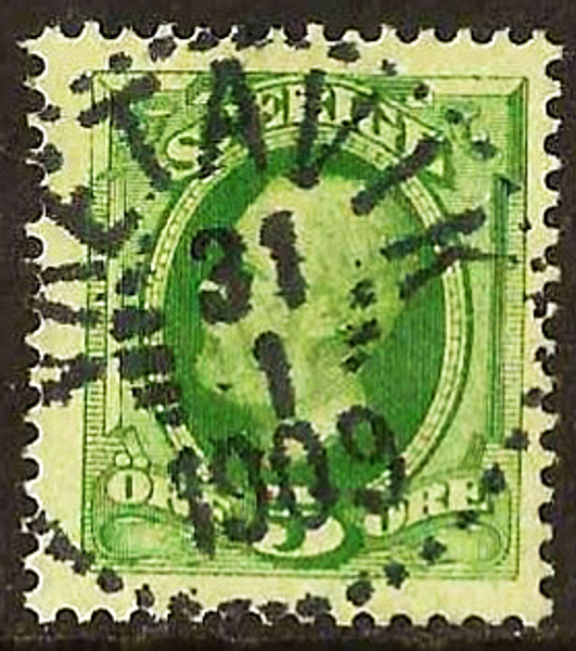 52 VRETAVIK 31.1.1909 Prakt Postal 250