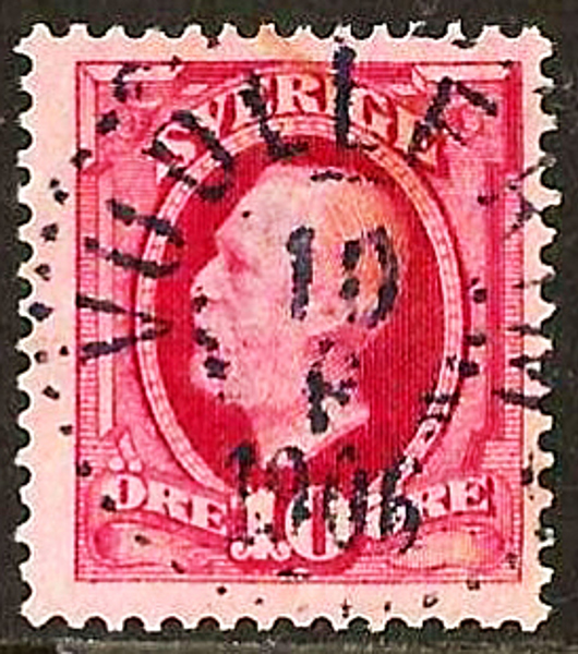 54 VUOLLERIM 10.6.1906 Postal 100