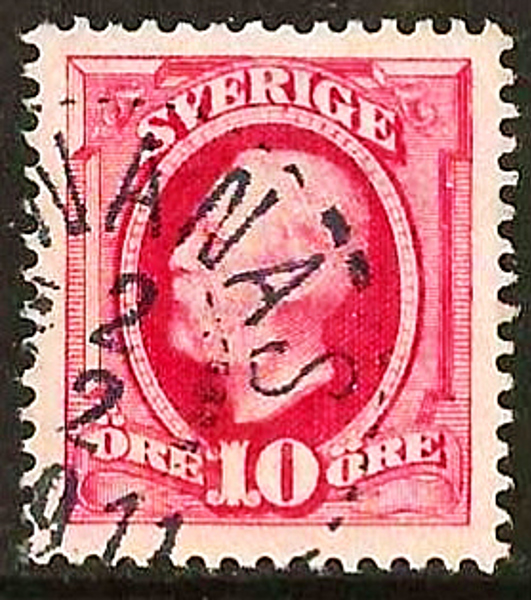 54 YXNANÄS 2.2.1911 (Delstämpel) Postal 2000
