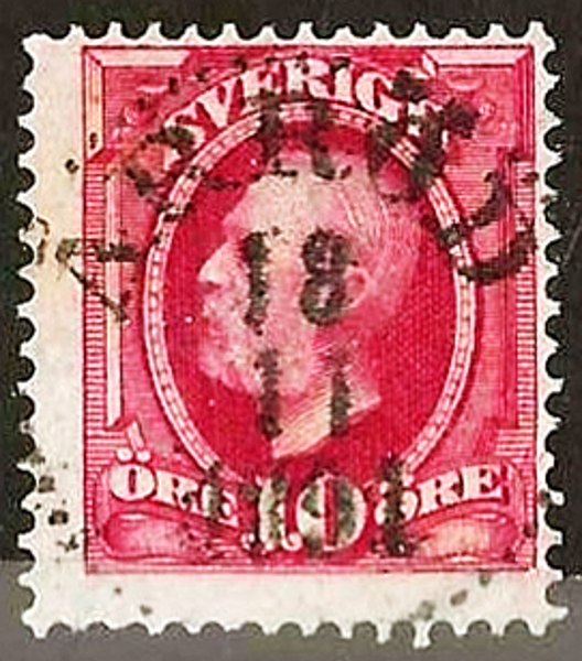 54 ÅRRÖD 18.11.1891 Lyx Postal 350