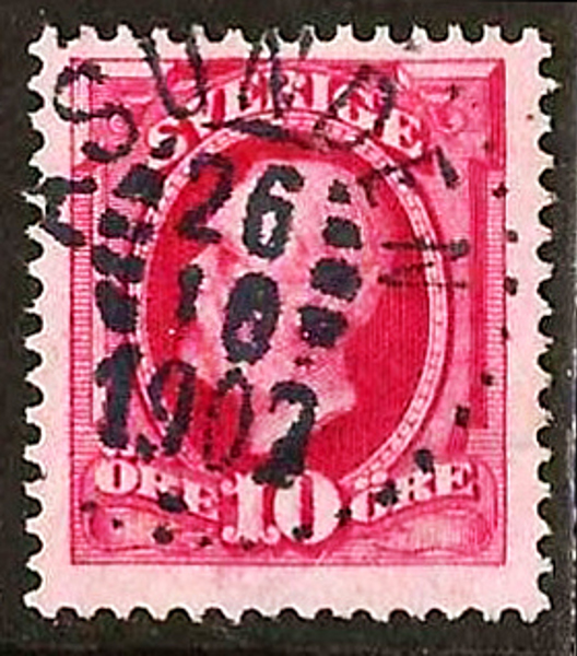 54 ÅSUNDEN 26.10.1907 Postal 200