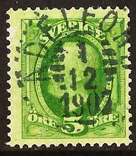 52 ÄDELFORS 1.12.1907 Postal 125